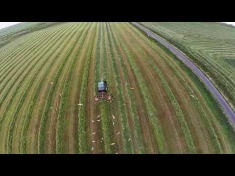 Silage At Ocklester In Orkney, Scotland, 2014. Phantom 2 Gopro 3+