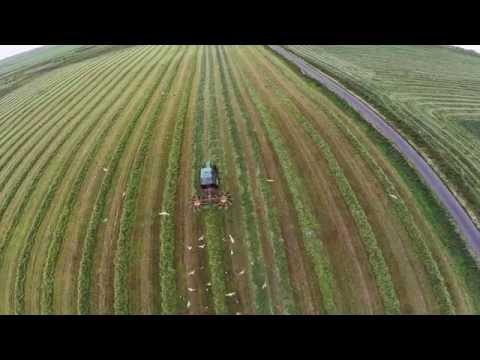 Silage At Ocklester In Orkney, Scotland, 2014. Phantom 2 Gopro 3+