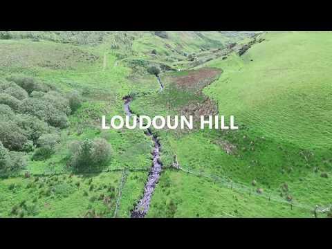 Flying Around Loudoun Hill In Scotland