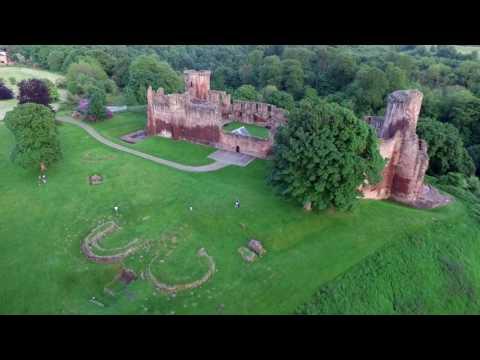 Bothwell Castle, Scotland - Aerial View