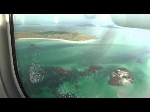 Isle Of Barra To Benbecula - Barra Airport - Taxiing And Take Off