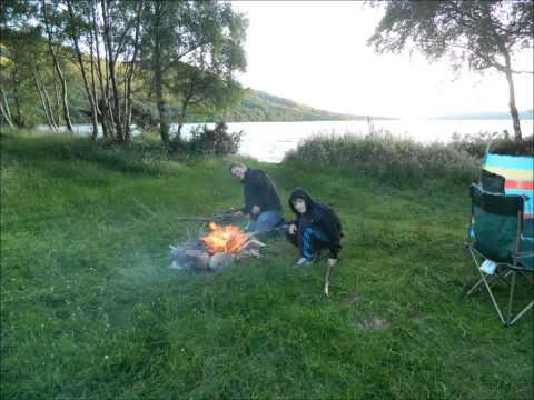 Wild Camping Near Loch Rannoch Scotland