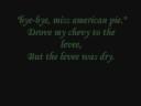 Don McLean- American Pie (with Lyrics)