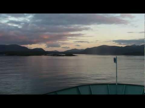 Dawn Ferry From Skye Arrives In The Isle Of Harris, Outer Hebrides, Scotland