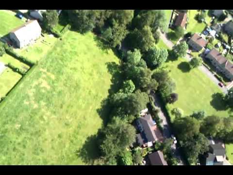 Station Road, Balfron From The Air