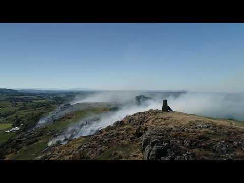 Loudoun Hill And A Small Fire