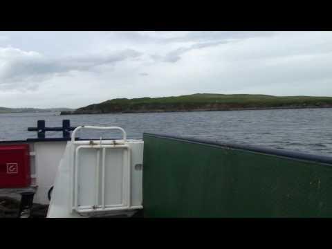 Unst To Yell Car Ferry In Shetlands
