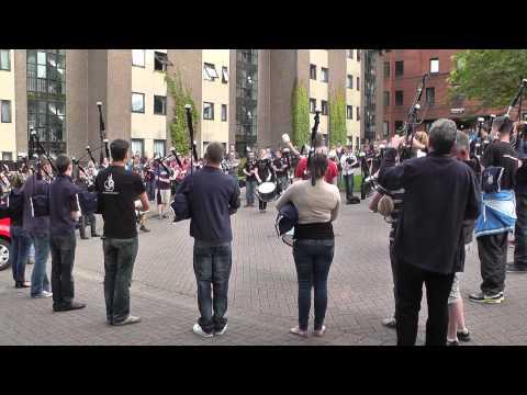 Worlds 2013 - Inveraray & District Pipe Band - Lord Todd Practice - Ceilidh Lines