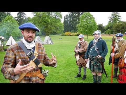 Meet The Jacobites - Highland Company Of 1745 Filmed At Crathes Castle, Scotland, May 2017