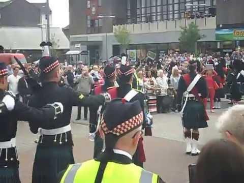 Argyll & Sutherland Highlanders Parade Port Glasgow 11/6/13