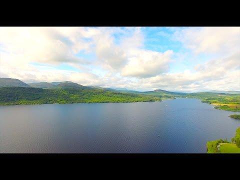 Loch Rannoch View From A Drone - Wild Camping Scotland