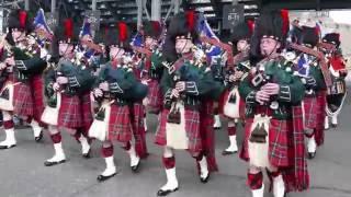 The Black Watch parade the Royal Mile Edinburgh [4K]