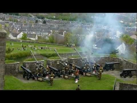 21-Gun Salute, Stirling Castle, 2012.