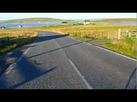Cycling In Yell, Shetland, August 2011