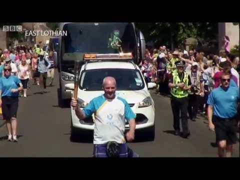 Highlights Of The Queen's Baton Relay In Scotland, Week 1 - BBC Scotland