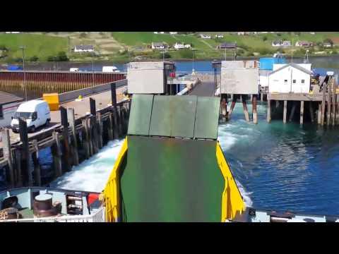 Uig, Isle Of Skye To Tarbet, Isle Of Harris, Calmac Roll On / Off Ferry, Boarding And Sailing