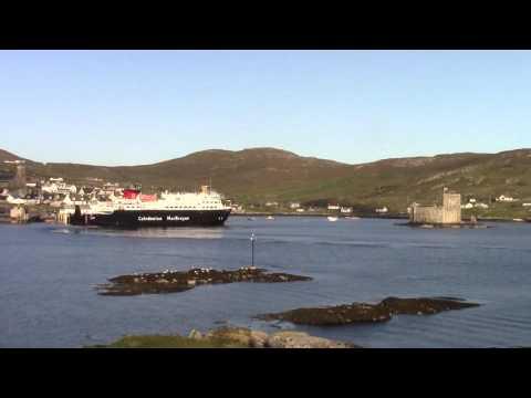 CalMac MV Clansman Arriving At Castlebay, Barra, Outer Hebrides