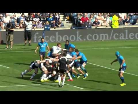 Scotland Vs. Italy - Rugby Highlights | International Test 29 August 2015