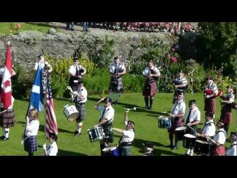 Can-Am Pipe Band At Stirling Castle