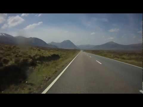 Scotland, Tyndrum To N Ballachulish  Via A82, Rannoch Moor, Pass Of Glencoe.  HD