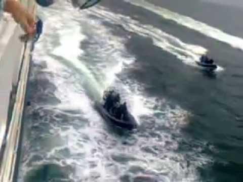 Royal Marines Storm Ardrossan To Arran Calmac Ferry (commando's) Scotland
