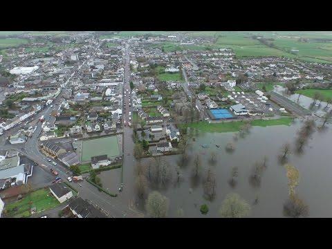 Flooding In Castle Douglas - Drone Footage : 31st Dec 2015 [HD]