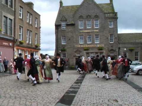 De Schermer Dansers At Market Square, Wick, Caithness 27 July 2007