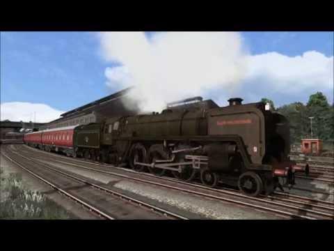 Just Trains BR Clan Class 6 72004 Clan MacDonald Departs Dumfries
