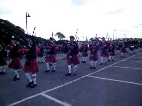 Waldsee And Wick Pipe Bands At Riverside, Wick 12th July 2013