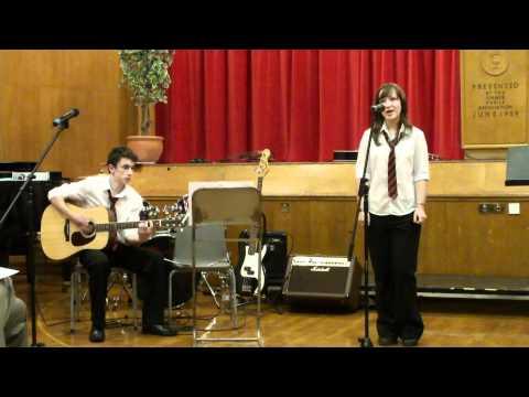 Isla Singing At School Concert