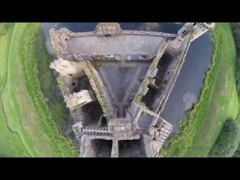 A Flight Around Caerlaverock Castle In Dumfries & Galloway