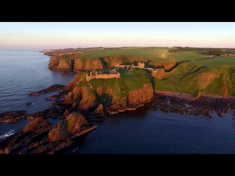 DJI Inspire 1 - Dunnottar Castle, Scotland - 4K