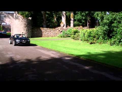 MG Car Rally Convoy Scone Palace Perth Perthshire Scotland