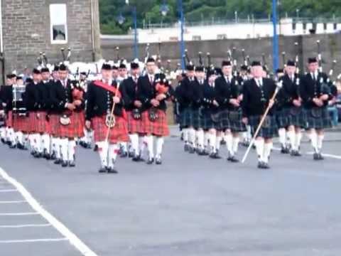 Pipes And Drums Of Waldsee, Germany And Wick, Scotland