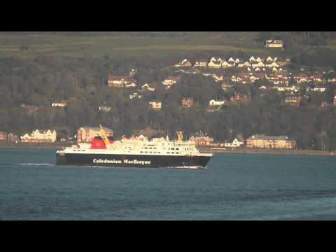 MV Isle Of Lewis Sailing Down The Clyde