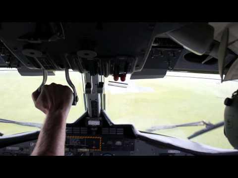 Landing To Benbecula With Twin Otter, Scotland, Loganair