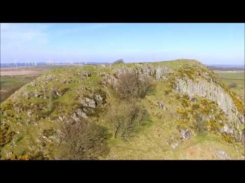 Loudoun Hill From The Air, Darvel, East Ayrshire