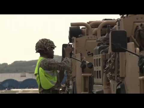 Military Vehicles Arrive In Scotland