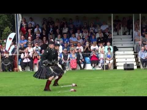 Sword Dancers Military Tattoo In Perth Perthshire Scotland