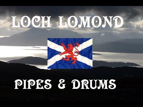 LOCH LOMOND ~ PIPES & DRUMS OF LEANISCH.