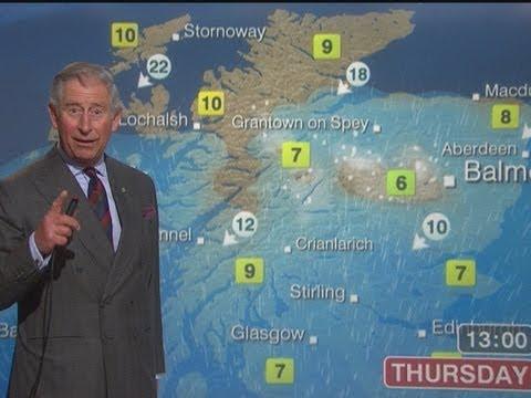 Prince Charles Reads The BBC Scotland Weather Forecast