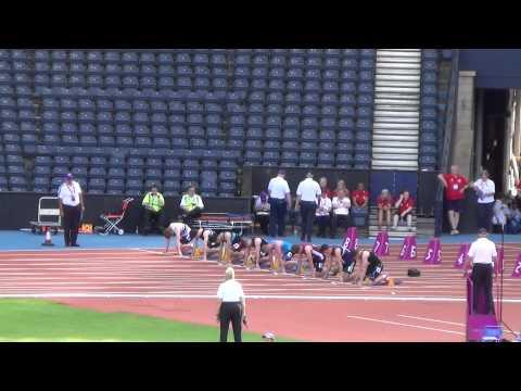 Michael Olsen Wins Under 17 Scottish Schools 100m Final