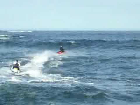 Wave Jumping Jetski In Wick Caithness Part 9