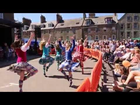 Highland Dancers In Montrose 2013