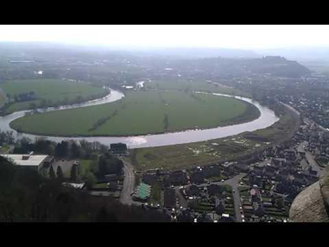 View Of Stirling Town From Wallace Monument, Scotland