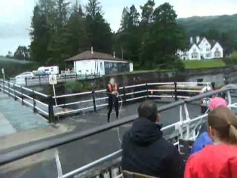 A CRUISE ON THE  SIR WALTER SCOTT  LOCH KATRINE SCOTLAND