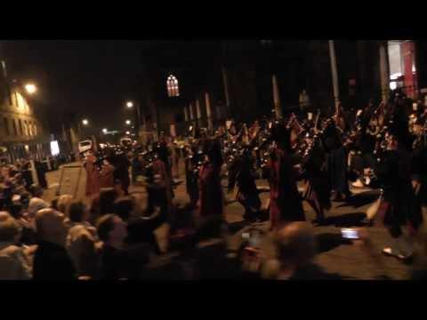 March Back To Barracks - Edinburgh Military Tattoo 2013